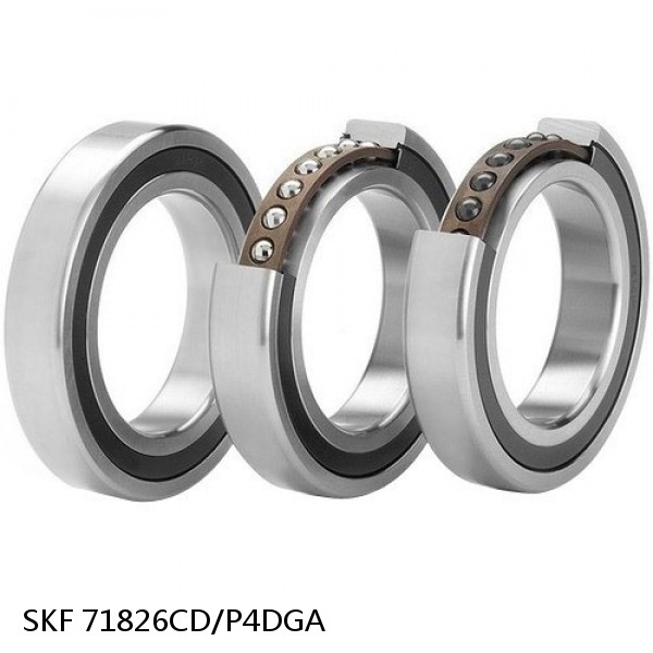 71826CD/P4DGA SKF Super Precision,Super Precision Bearings,Super Precision Angular Contact,71800 Series,15 Degree Contact Angle