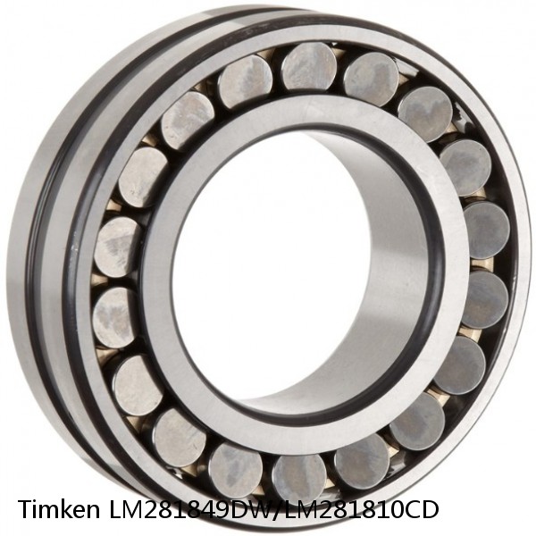 LM281849DW/LM281810CD Timken Thrust Tapered Roller Bearing #1 small image