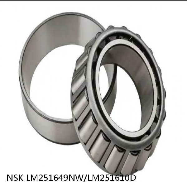 LM251649NW/LM251610D NSK Tapered roller bearing #1 small image